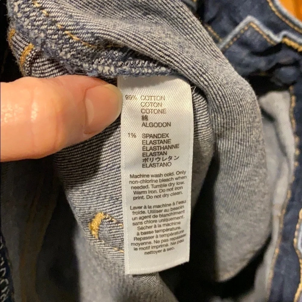 Gap EUC skinny roll up jeans size 10